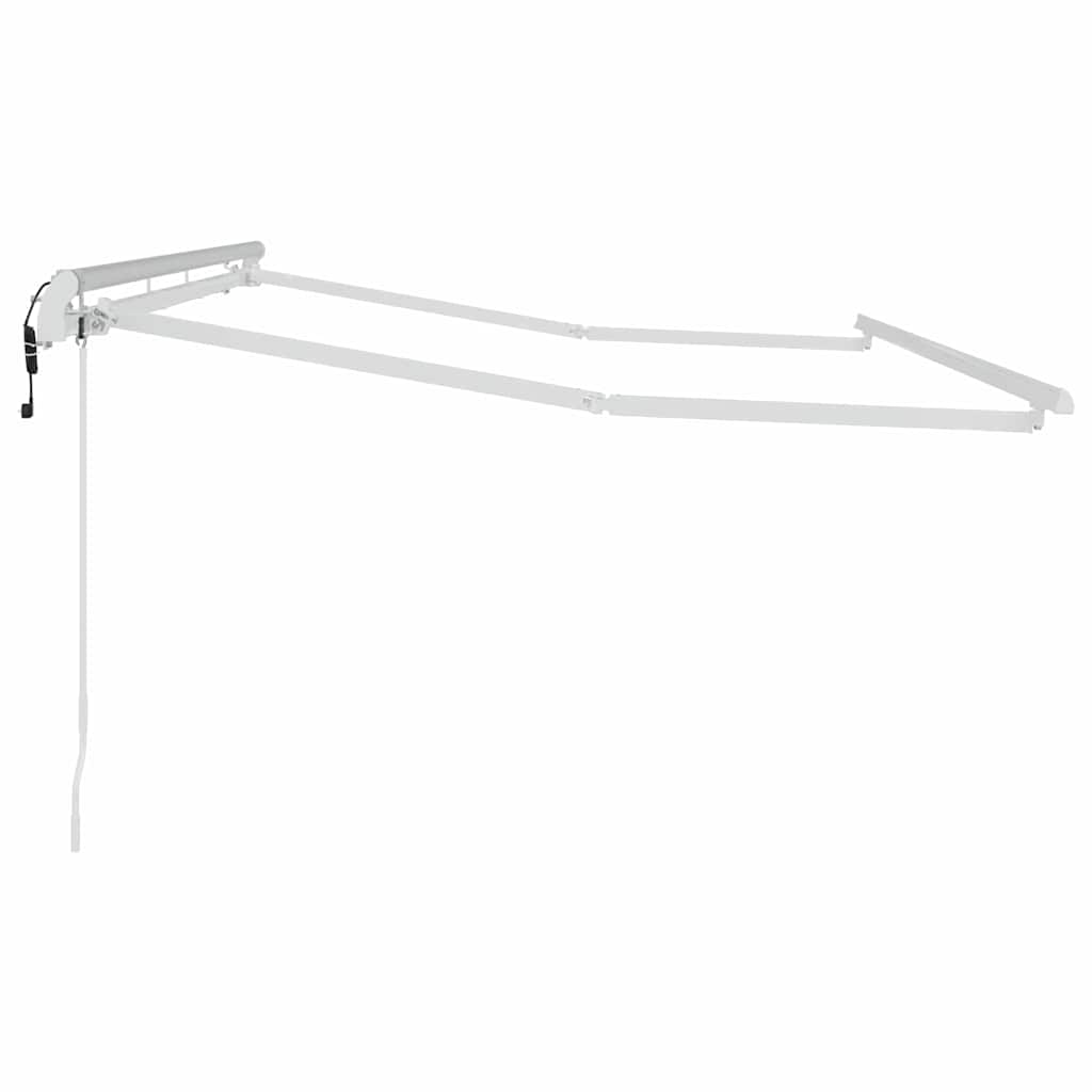 Markisenrahmen Weiß 3,5 x 2 m Metall