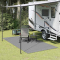 Zeltteppich Anthrazit 250 x 250 cm Polyester