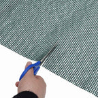 Zeltteppich Grün 400 x 350 cm Polyester