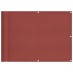 Balkon-Sichtschutz Terrakotta 75x1000 cm 100 % Polyester-Oxford
