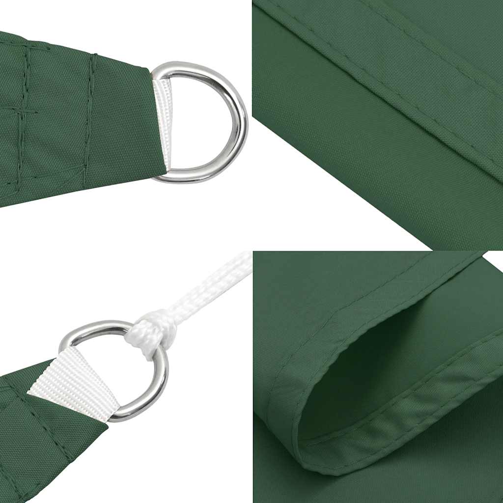 Sonnensegel Dunkelgrün 2x2x2 m 100% Polyester Oxford