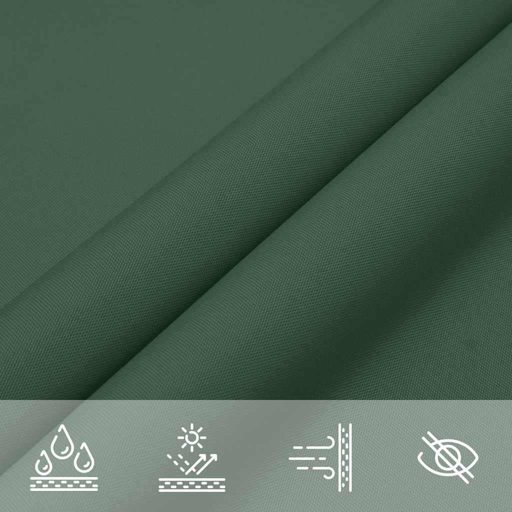 Sonnensegel Dunkelgrün 2x2x2 m 100% Polyester Oxford