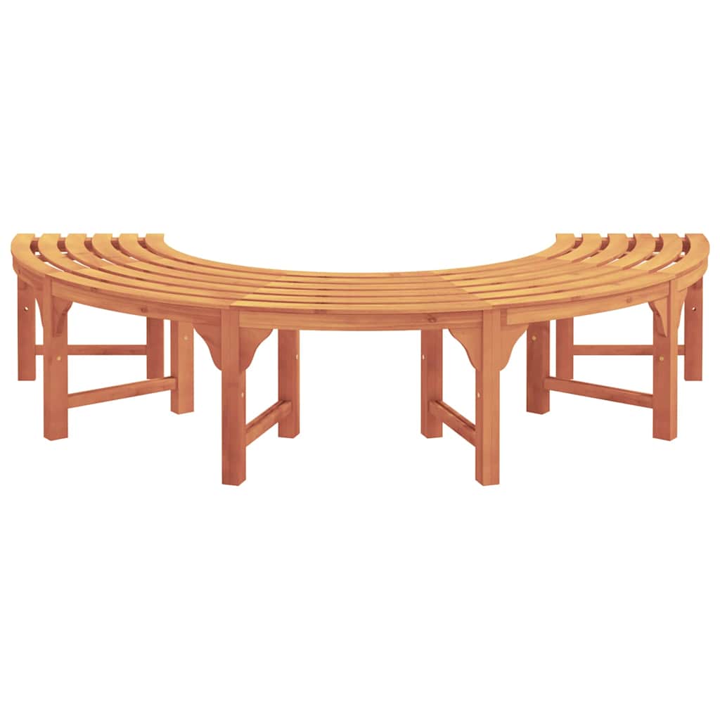 Baumbank 2 pcs Natur 160 x 80 x 45cm Massives Eukalyptus Holz