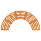 Baumbank 2 pcs Natur 160 x 80 x 45cm Massives Eukalyptus Holz