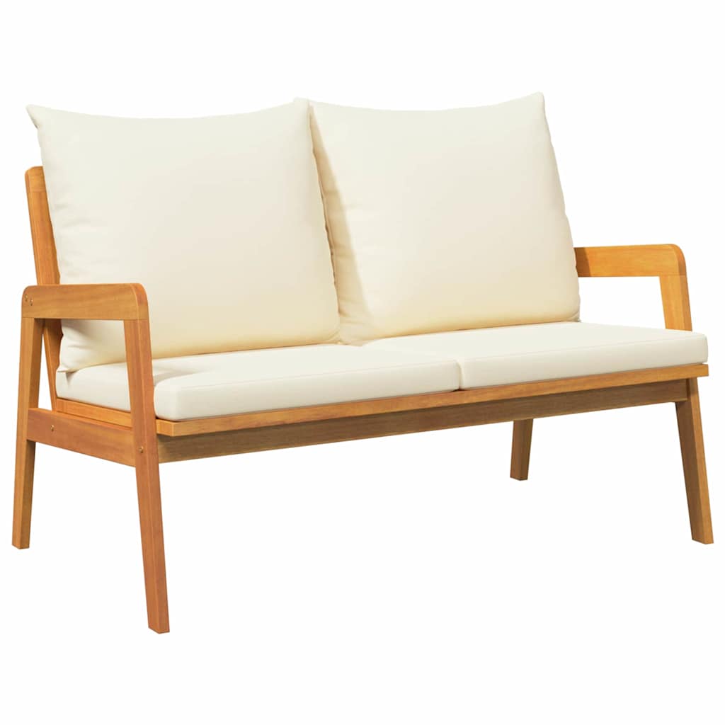 Bistrogarnitur mit Kissen 3 pcs Braun Massivholz Akazie