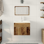 Badezimmerschrank Altholz 60 x 38,5 x 46 cm Holzwerkstoff