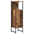 Badezimmermöbel Set mit Regal 4 pcs Braun 33 x 33 x 185.5 cm
