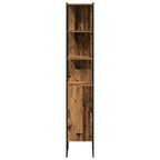 Badezimmermöbel Set mit Regal 4 pcs Altholz Holzwerkstoff