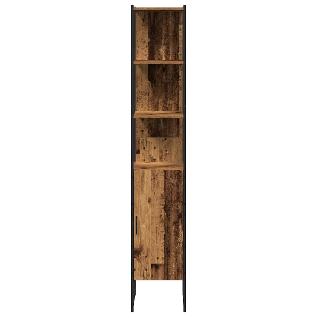 Badezimmermöbel Set mit Regal 4 pcs Altholz Holzwerkstoff