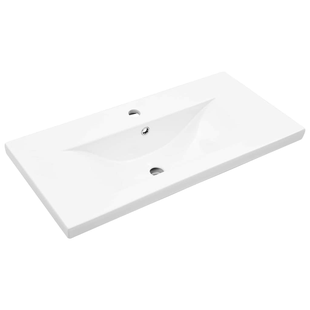 Badezimmerschrank Schwarz Eichen-Optik 80 x 38,5 x 46 cm