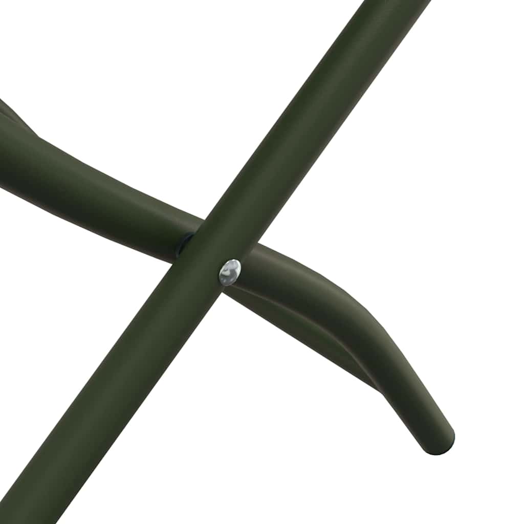 Gartenklappstuhl 2 pcs Grün 42 x 52 x 82 cm
