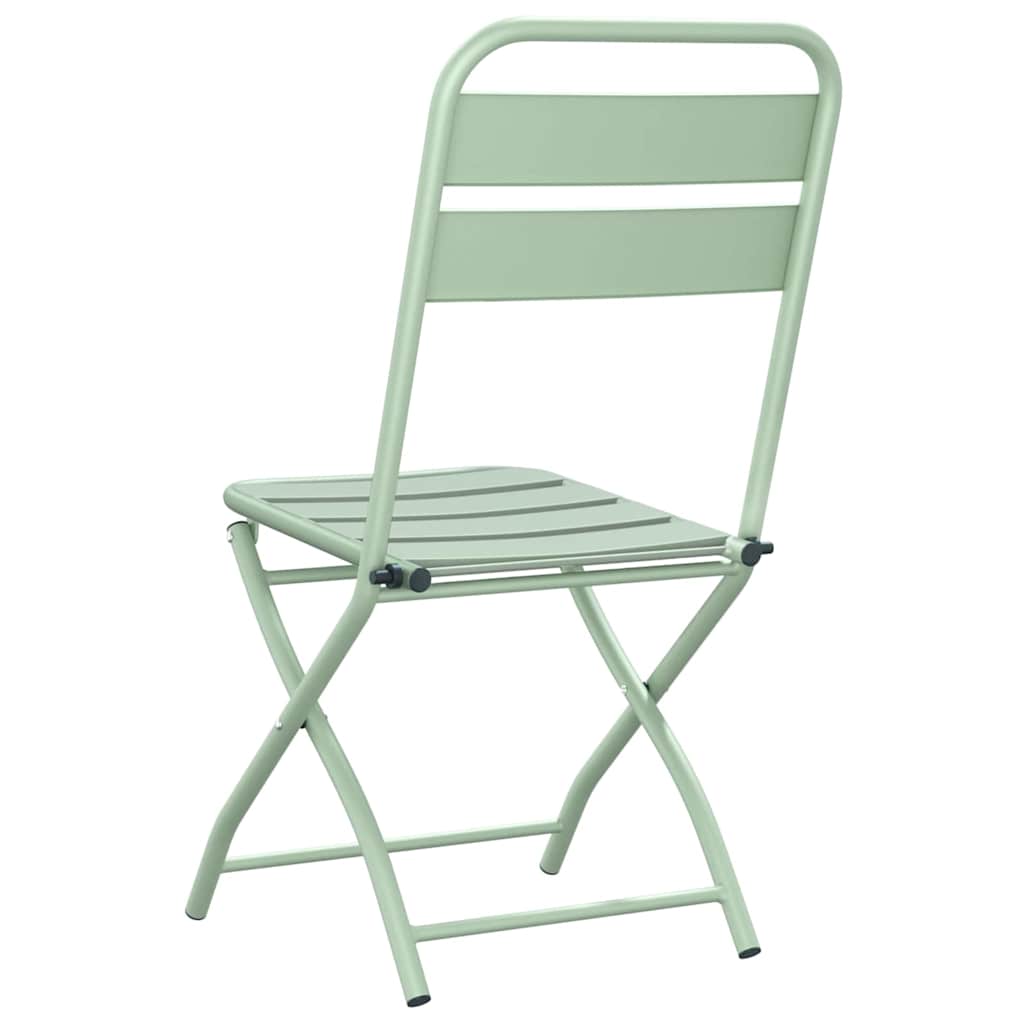 Gartenklappstuhl 2 pcs Hellmint 42 x 52 x 82 cm
