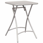 Bistrotisch Beige 55 x 55 x 72,5 cm Pulverbeschichteter Stahl