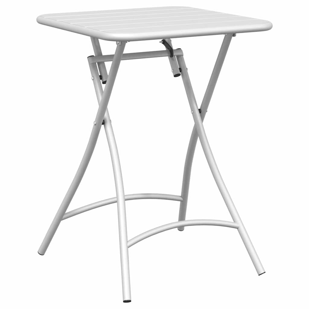 Bistrogarnitur 3 pcs Weiß Stahl