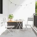 Bistrogarnitur 3 pcs Beige Stahl