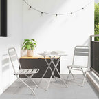Bistrogarnitur 3 pcs Beige Stahl