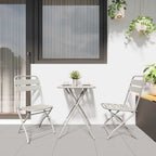 Bistrogarnitur 3 pcs Beige Stahl