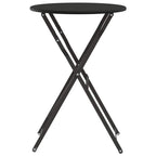 Bistrotisch Anthrazit Ø 50 x 71 cm Pulverbeschichteter Stahl