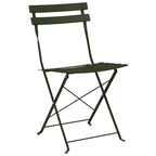 Klapp Bistro Set 3 pcs Wald Stahl