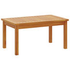 Gartensofa-set mit Kissen 2 pcs Cremeweiß Massivholz Akazie