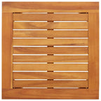 Gartensofa-set 3 pcs Anthrazit Massivholz Akazie