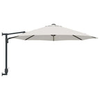 Garten-Sonnenschirm Sand 248 x 248 x 148 cm Polyester und Stahl