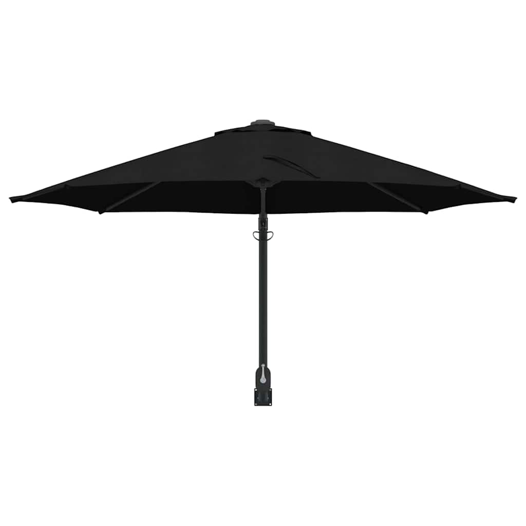 Garten-Sonnenschirm Schwarz 248 x 248 x 148 cm