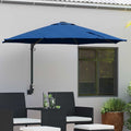 Garten-Sonnenschirm Azurblau 248 x 248 x 148 cm