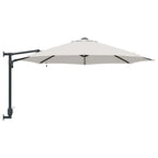 Garten-Sonnenschirm Sand 248 x 248 x 148 cm Polyester und Stahl