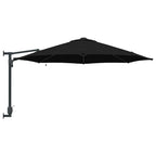 Garten-Sonnenschirm Schwarz 248 x 248 x 148 cm