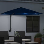 Garten-Sonnenschirm Azurblau 248 x 248 x 148 cm