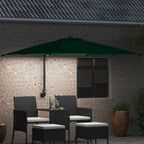 Garten-Sonnenschirm Grün 248,5 x 247,5 x 160 cm