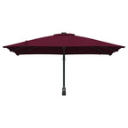 Garten-Sonnenschirm Bordeauxrot 248,5 x 247,5 x 160 cm