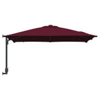 Garten-Sonnenschirm Bordeauxrot 248,5 x 247,5 x 160 cm