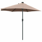 Garten-Sonnenschirm Taupe 294 x 150 x 223 cm