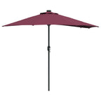 Garten-Sonnenschirm Bordeauxrot 294 x 150 x 223 cm