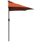 Garten-Sonnenschirm Terrakotta 294 x 150 x 223 cm