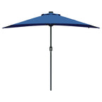 Garten-Sonnenschirm Azurblau 294 x 150 x 223 cm