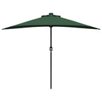Garten-Sonnenschirm Grün 294 x 150 x 224 cm Polyester und Stahl