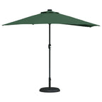 Garten-Sonnenschirm Grün 294 x 150 x 224 cm Polyester und Stahl