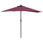 Garten-Sonnenschirm Bordeauxrot 294 x 150 x 224 cm