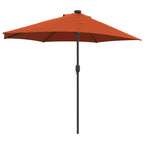 Garten-Sonnenschirm Terrakotta 294 x 150 x 224 cm