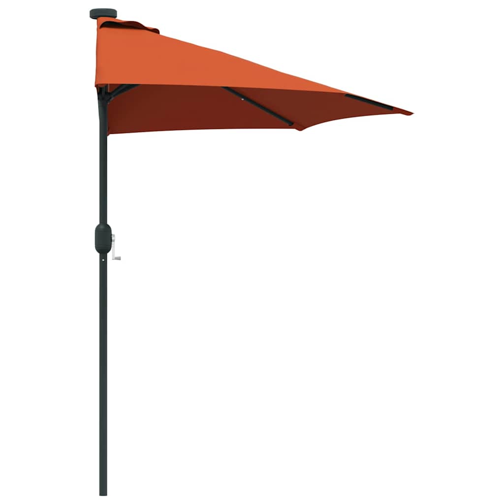 Garten-Sonnenschirm Terrakotta 294 x 150 x 224 cm