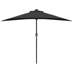 Garten-Sonnenschirm Schwarz 294 x 150 x 224 cm