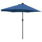 Garten-Sonnenschirm Azurblau 294 x 150 x 224 cm