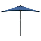 Garten-Sonnenschirm Azurblau 294 x 150 x 224 cm