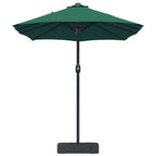 Garten-Sonnenschirm Grün 385 x 209 x 244 cm Polyester und Stahl