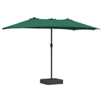 Garten-Sonnenschirm Grün 385 x 209 x 244 cm Polyester