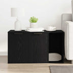 Katzentoilettengehäuse Schwarze Eiche 80 x 50 x 45 cm Holzwerkstoff