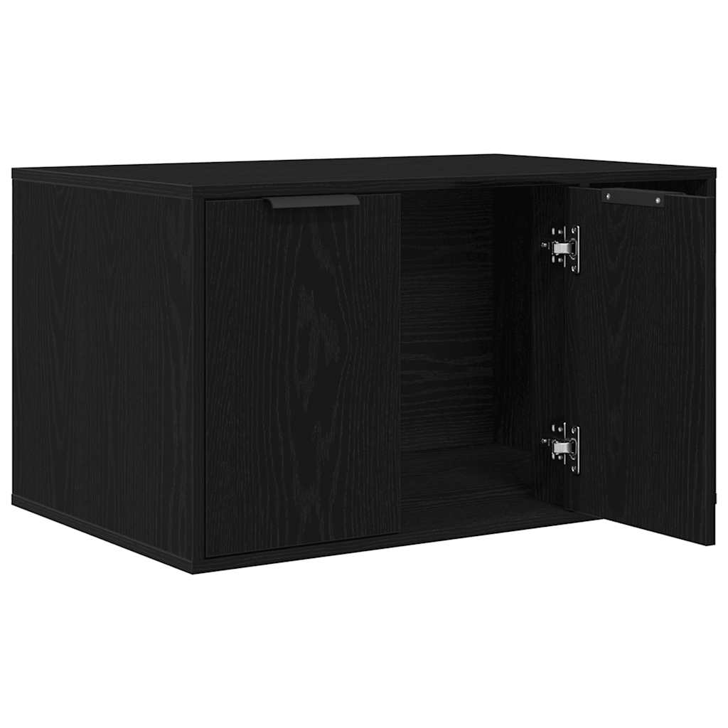 Katzentoilettengehäuse Schwarze Eiche 80 x 50 x 45 cm Holzwerkstoff